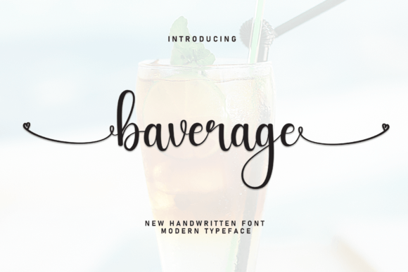 Baverage Font - Featured Image