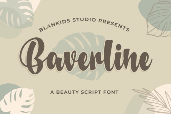 Baverline Font - Featured Image