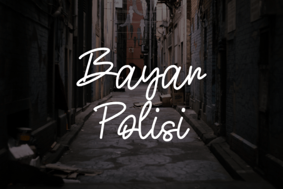 Bayar Polisi Font - Featured Image