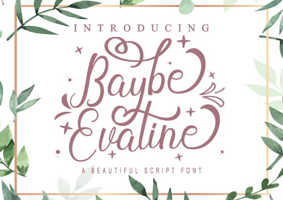 Baybe Evaline Font - Featured Image