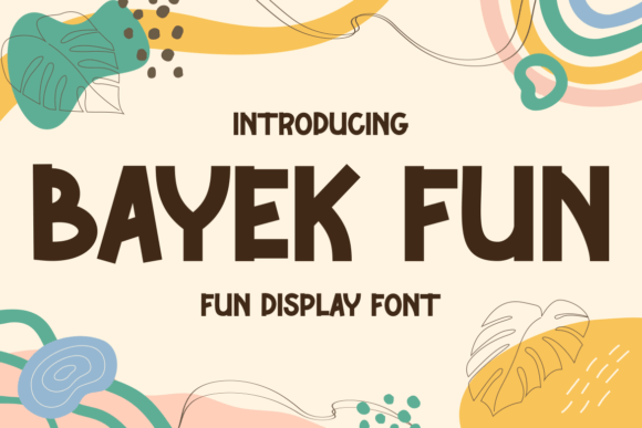 Bayek Fun Font - Featured Image