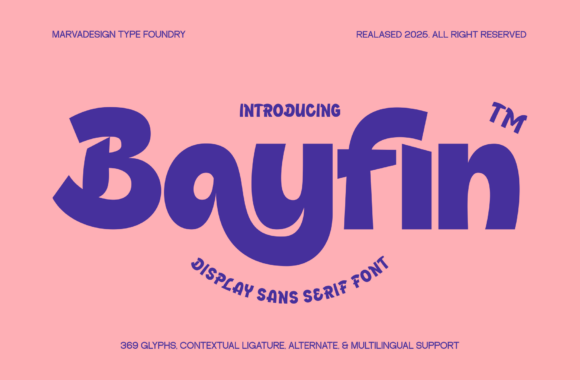 Bayfin Font - Featured Image