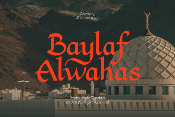 Baylaf Alwahas Font - Featured Image