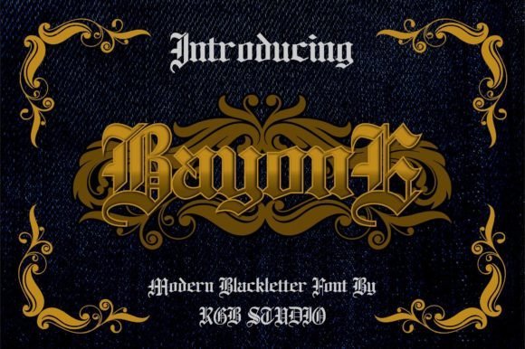Bayone Font - Featured Image
