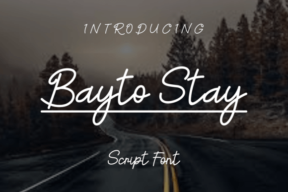 Bayto Stay Font - Featured Image
