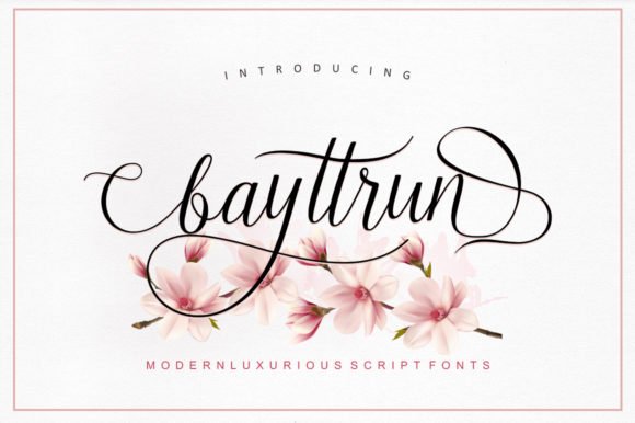 Bayttrun Script Font - Featured Image