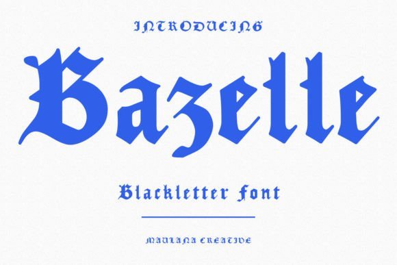 Bazelle Font - Featured Image