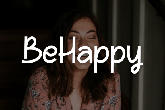 BeHappy Font Font - Featured Image