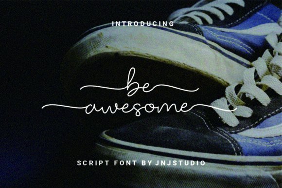 Be Awesome Font - Featured Image