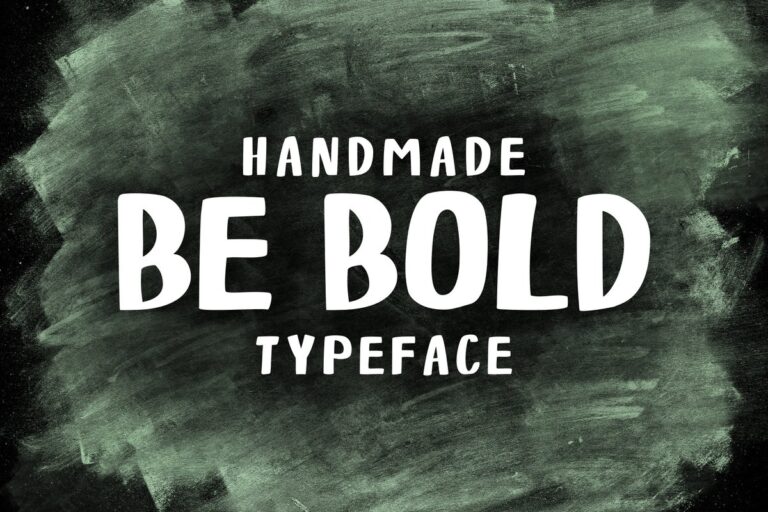 Be Bold Font - Featured Image