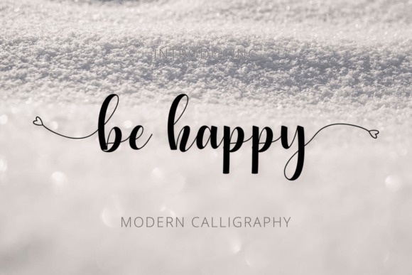 Be Happy Font - Featured Image