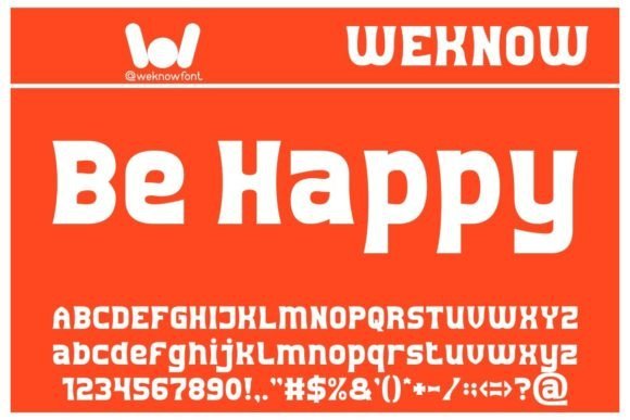 Be Happy Font - Featured Image