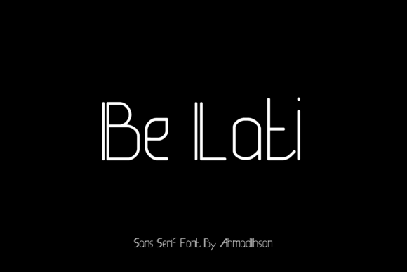 Be Lati Font - Featured Image