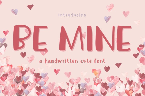 Be Mine Font - Featured Image