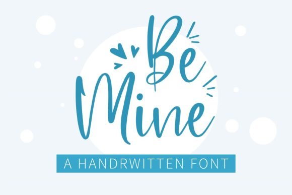 Be Mine Font - Featured Image