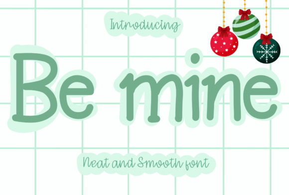 Be Mine Font - Featured Image