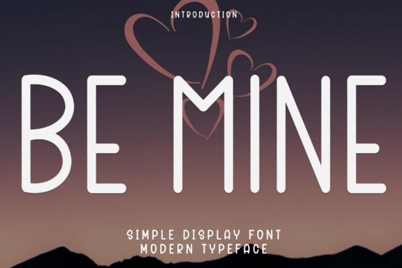 Be Mine Font - Featured Image