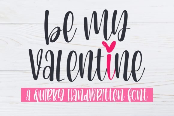 Be My Valentine Font - Featured Image