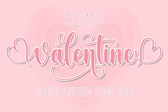 Be My Valentine Font - Featured Image