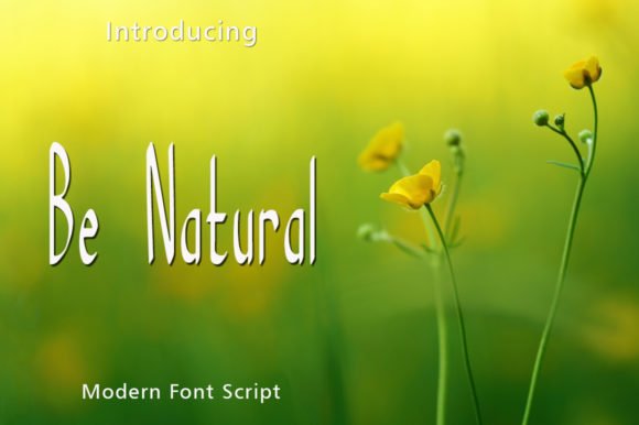 Be Natural Font - Featured Image