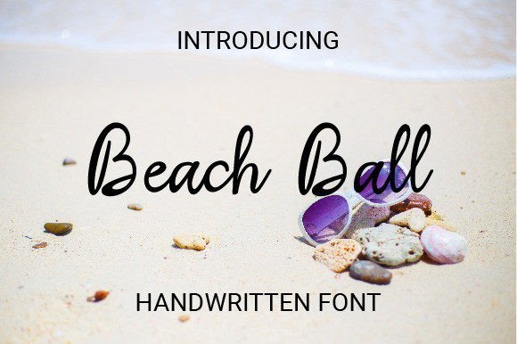 Beach Ball Font - Featured Image