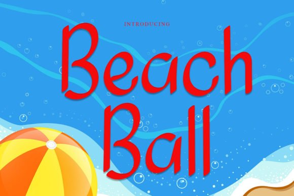 Beach Ball Font - Featured Image