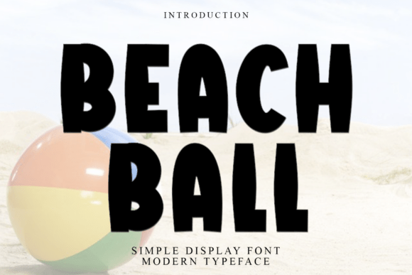 Beach Ball Font - Featured Image
