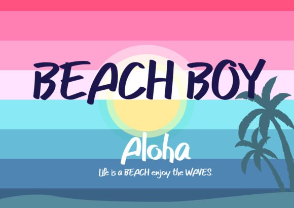 Beach Boy Font - Featured Image