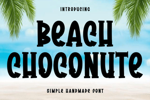 Beach Choconute Font - Featured Image