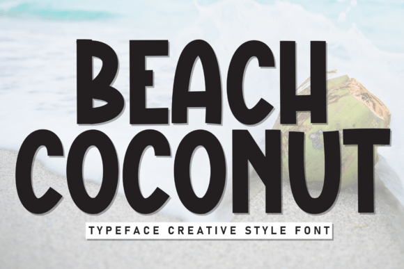 Beach Coconut Font - Featured Image