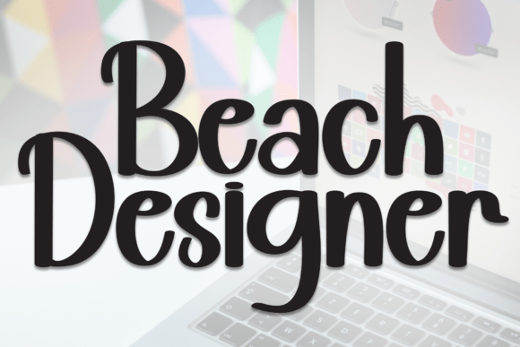 Beach Designer Font - Featured Image