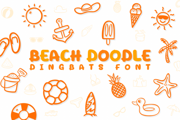 Beach Doodle Font - Featured Image