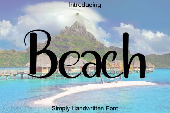 Beach Font - Featured Image