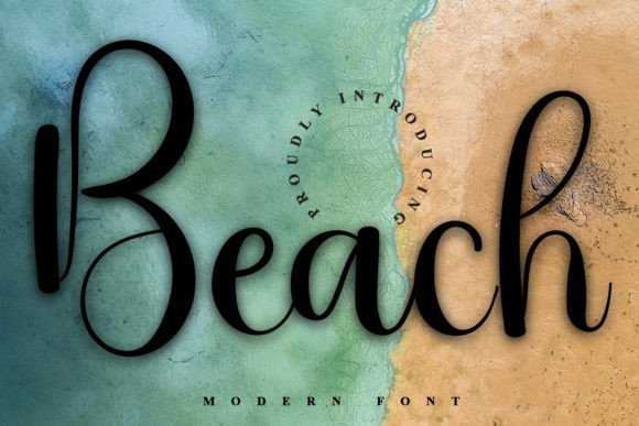 Beach Font - Featured Image