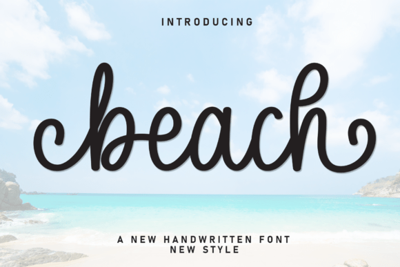 Beach Font - Featured Image