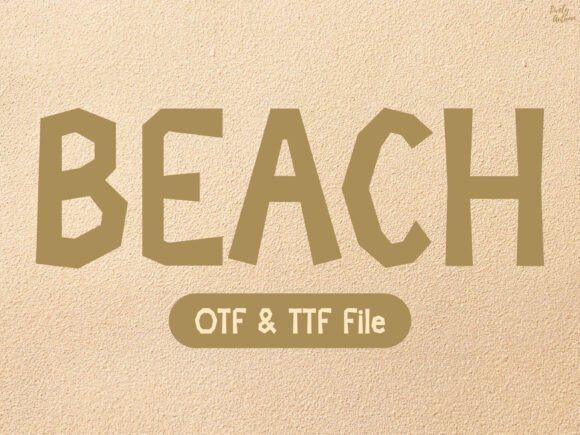 Beach Font - Featured Image