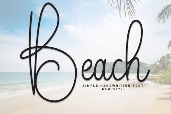 Beach Font - Featured Image