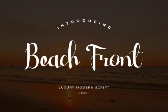 Beach Front Font - Featured Image
