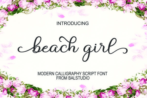 Beach Girl Font - Featured Image