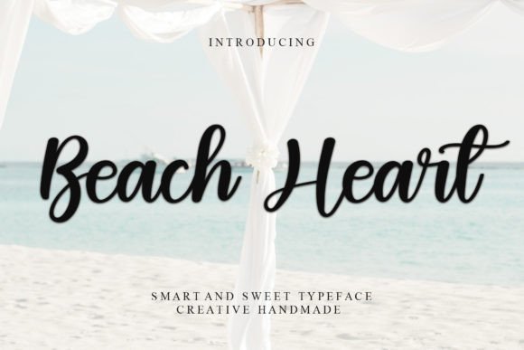 Beach Heart Font - Featured Image