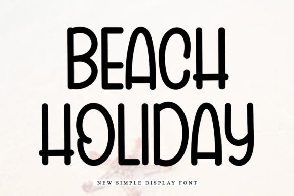 Beach Holiday Font - Featured Image