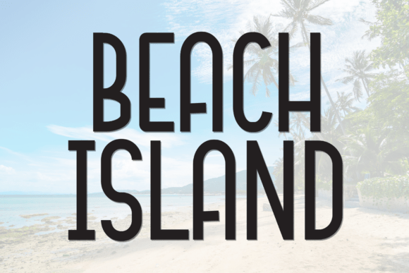 Beach Island Font - Featured Image