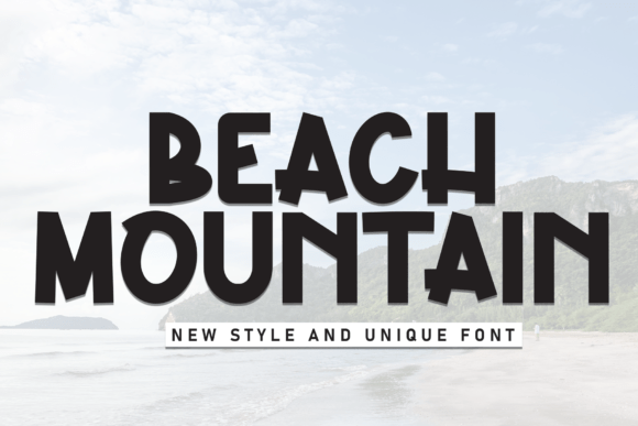 Beach Mountain Font - Featured Image