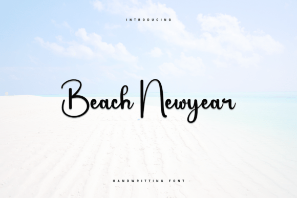 Beach Newyear Font - Featured Image