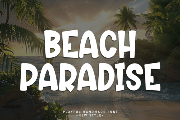 Beach Paradise Font - Featured Image