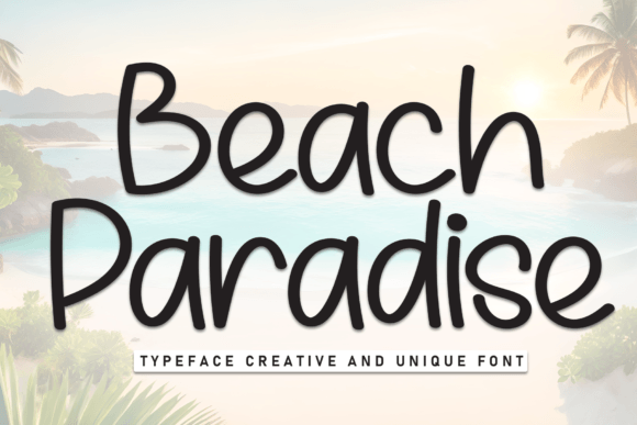Beach Paradise Font - Featured Image