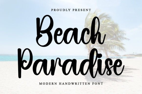 Beach Paradise Font - Featured Image