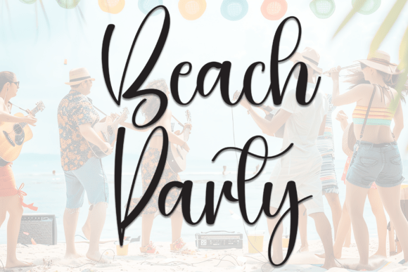 Beach Party Font - Featured Image
