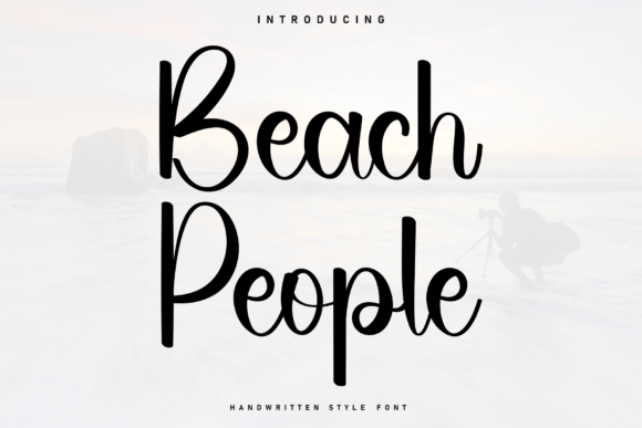 Beach People Font - Featured Image
