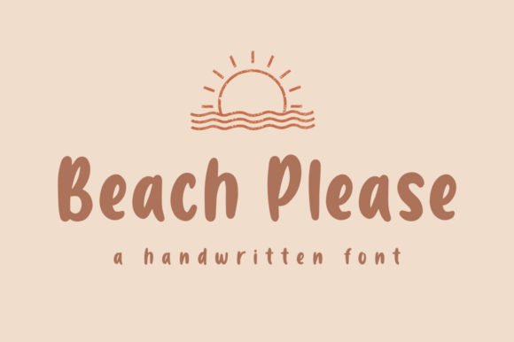 Beach Please Font - Featured Image